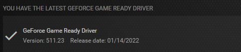 nvidia driver up to date