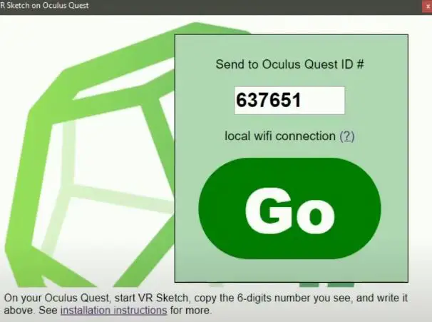 vr sketch oculus quest ID connect